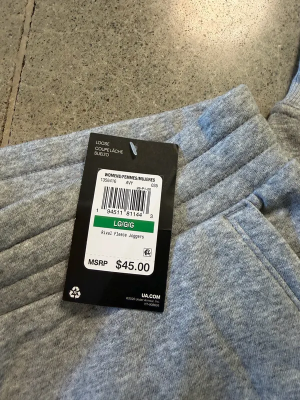 Under Armour Grey Sweatpants Joggers - Image 2