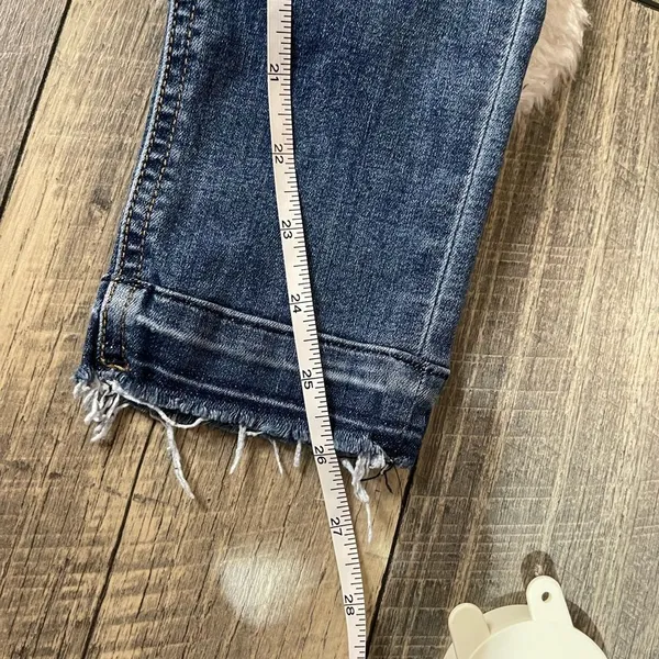 Rag & Bone Lilly Dale Ankle Skinny Jeans Raw Hem - Image 2