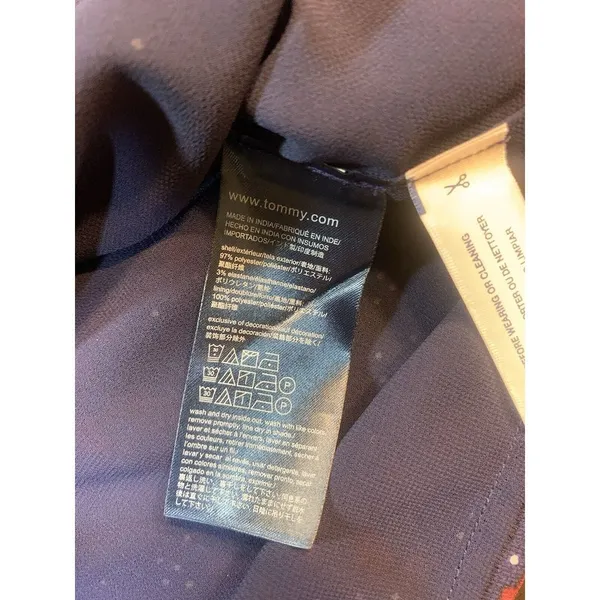 Tommy Hilfiger Cottage Blouse Top Women's Small Sheer Lined Bell‎ Sleeve Office - Image 7