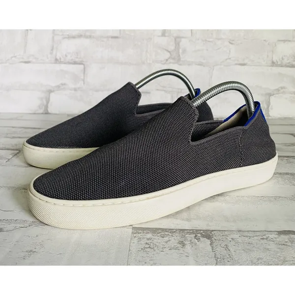 Rothys The Original Slip On Sneakers Steel Gray Comfortable Casual Shoes Sz 10.5 - Image 3