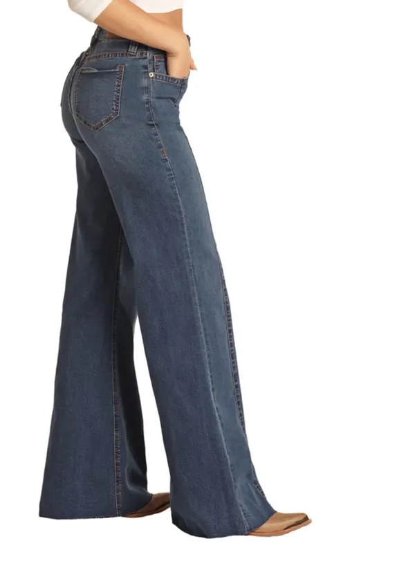 Rock n Roll Denim wide leg jeans - Image 6