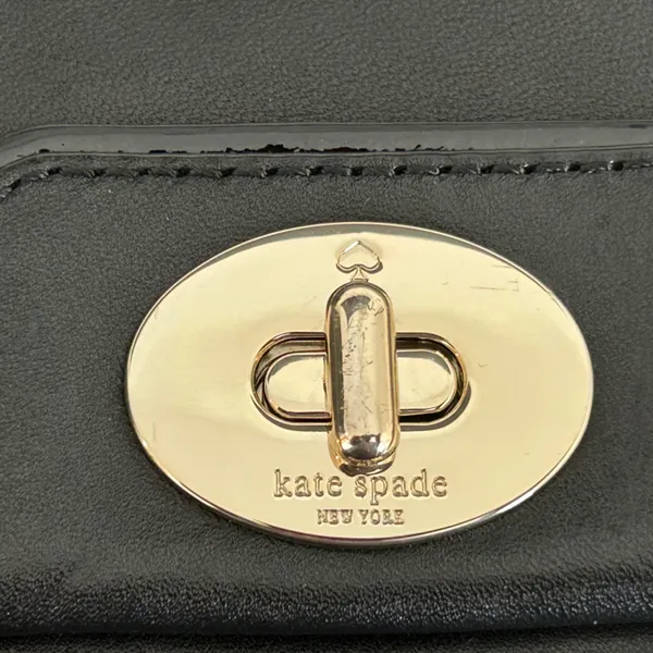 Kate Spade Black Crossbody Bag with Gold Hardware - Image 2