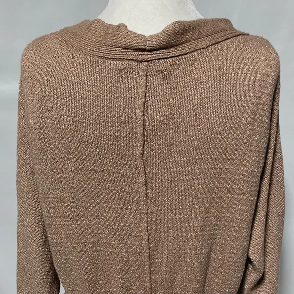 Abercrombie & Fitch Button Front V-Neck Cardigan Sweater Light Brown Size Small - Image 14