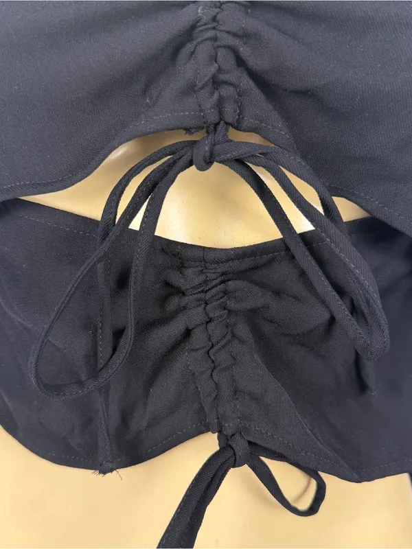 Zara Cutout Top Sz XS Whimsygoth Long Sleeves - Image 5