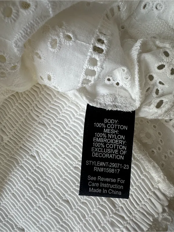 Altar’d State Eyelet and Lace blouse - Image 8