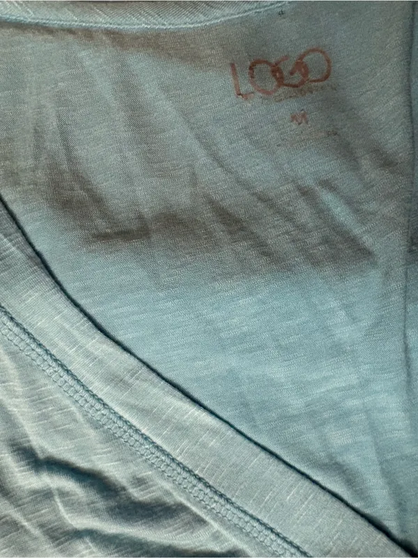 Logo Athletic Women's Light Blue Button - Image 2