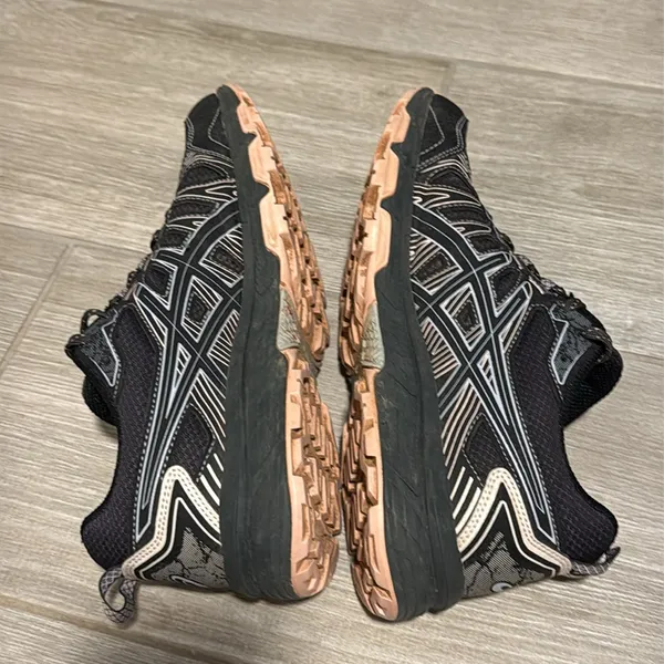 ASICS Black Pink Trail‎ Running Shoes Women's Size 8.5 - Image 7