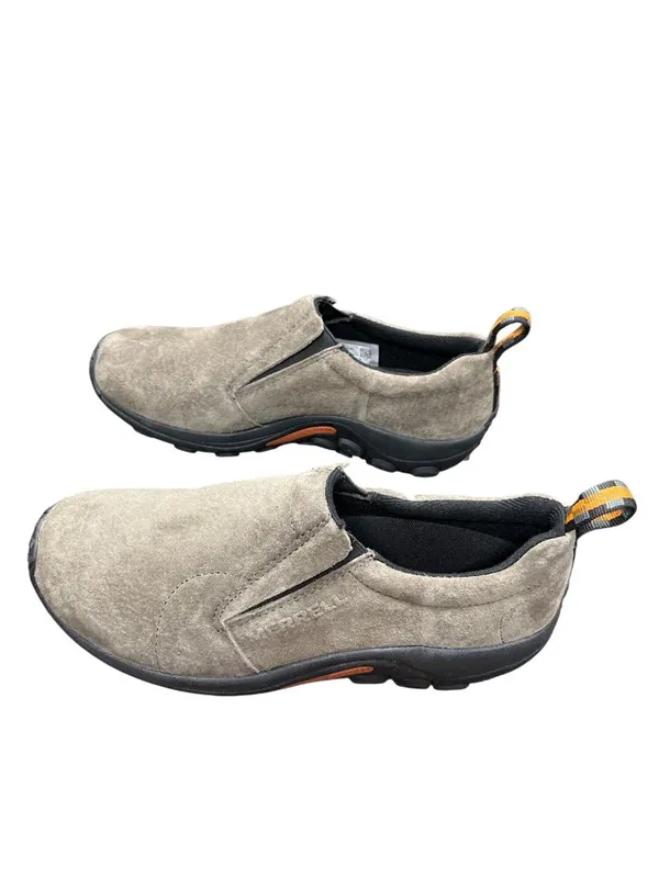 Merrell Duel Density wms gray black leather suede moc shoes sz 10 SKU 10-707 - Image 4