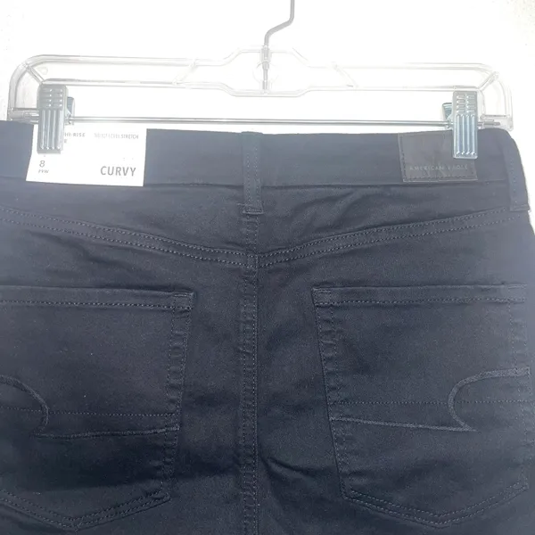 NWT Ne(X)t Level Solid Black High Rise Curvy Shorts - Image 6