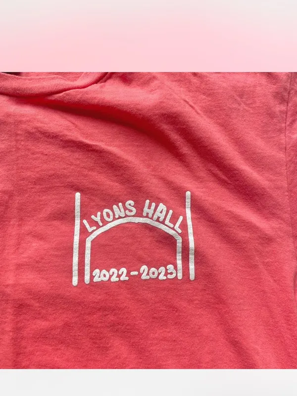 Notre Dame Lyons Hall dorm tee Pink Size M - Image 7