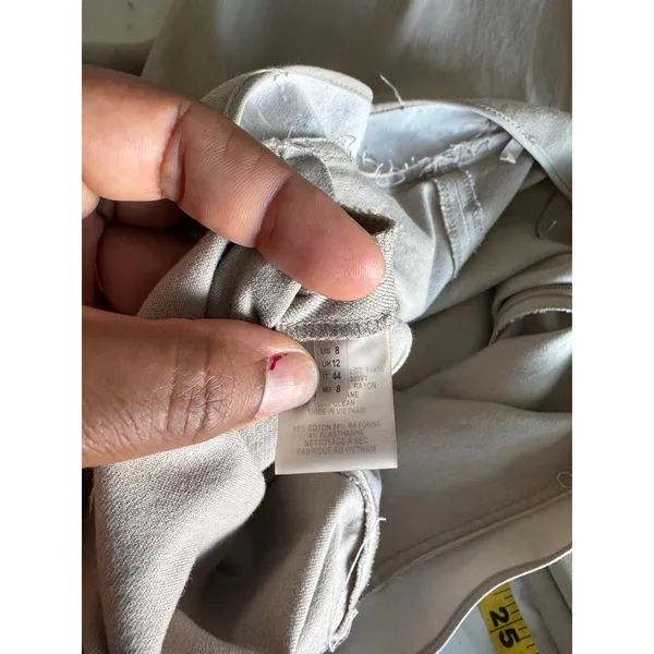 Elie‎ Tahari Taupe Pull On Knit Pants Women's Size 8 Straight Leg Stretch - Image 6