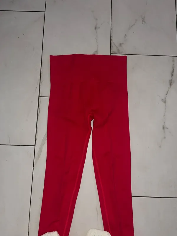 Red leggings Size XXS - Image 4