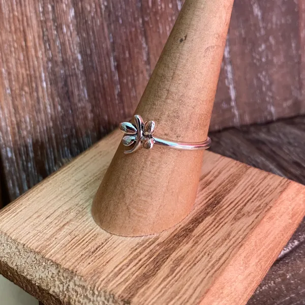 Butterfly Sterling Silver High Polished Minimalist Ring - Image 3