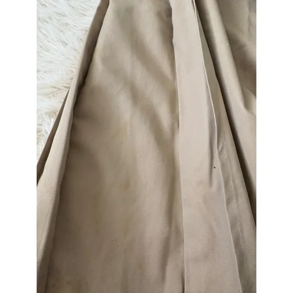 Vintage Odyssey Belted Trench Coat Womens Tan‎ Long Rain Coat Classic Outerwear - Image 8