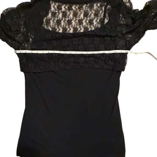 Black Lace Overlay Sheath Dress 3/4 Sleeve Formal Cocktail Evening Dress‎ - Image 5