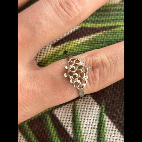 925 sterling silver ring size 8.5 lot d71 - Image 2
