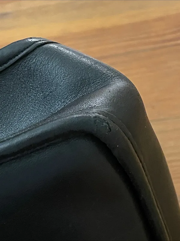 Vintage Coach Willis 9927 Black Leather Satchel Top Handle Bag Made USA 1990s - Image 10