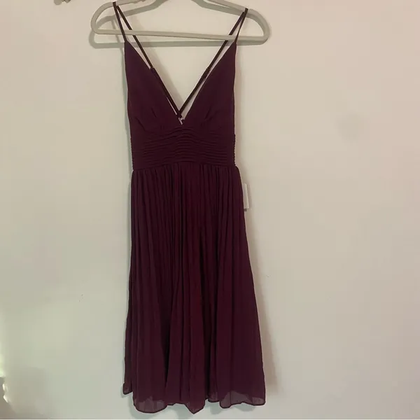 NWT Lulus Love Me To The Moon Pleated Mini Dress size XS - Image 3