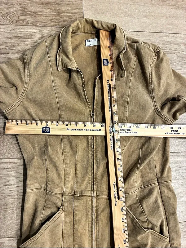 We The Free People Women’s Jayde Flare Jumpsuit Tan Size XL - Image 6