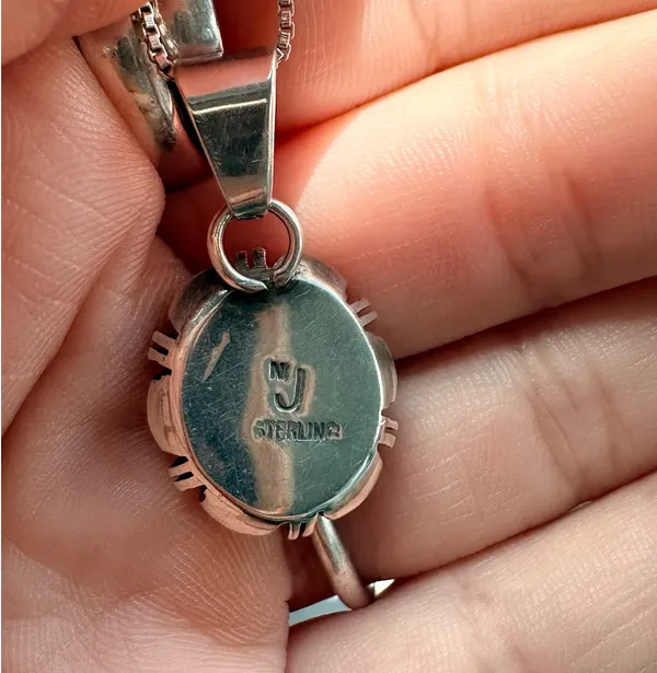 Turquoise Handmade Necklace - Image 3
