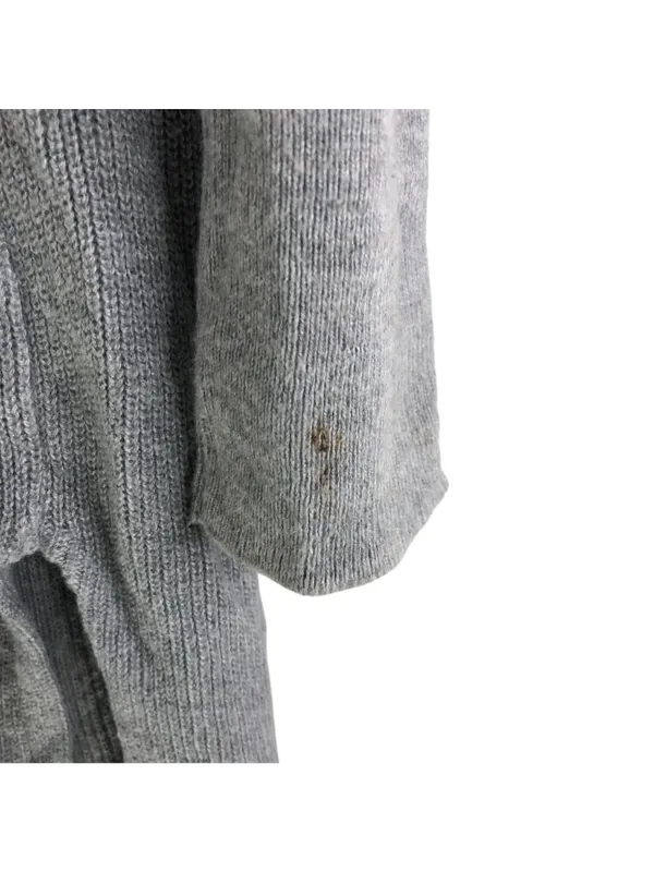 Leith Long Open-Front Gray Longline Cardigan Sweater Size Small Rayon Blend - Image 3