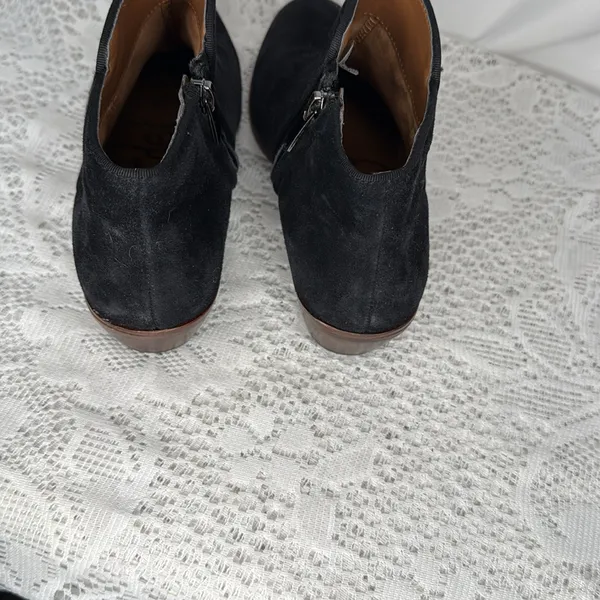 Sam Edelman Petty leather black heeled ankle boots booties sz 6.5 - Image 5