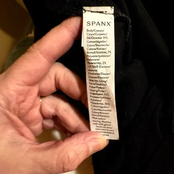 NWT Spanx Flare Jeans in Clean Black - Image 8