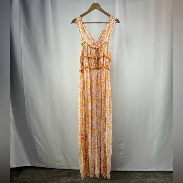 NWT Free People Dance with Me Maxi in Ivory Combo Size‎ Medium - Image 3