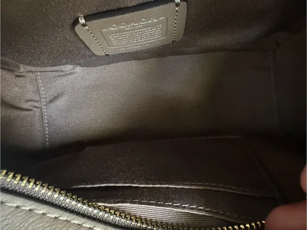 Coach Brown Leather Satchel crossbody bag - Image 6
