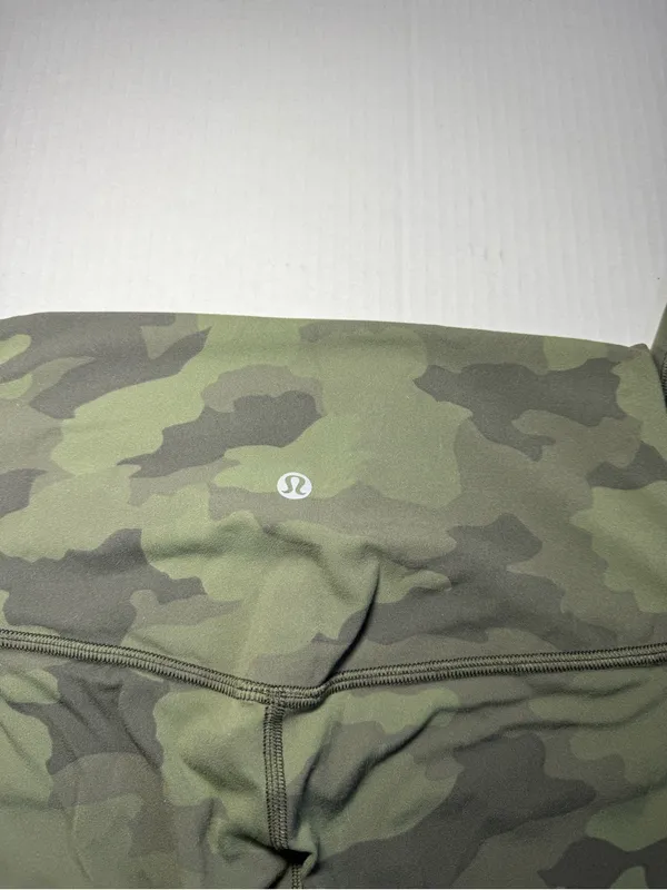 Lululemon Align Camo Green Twill Multi Leggings 25" - Image 2