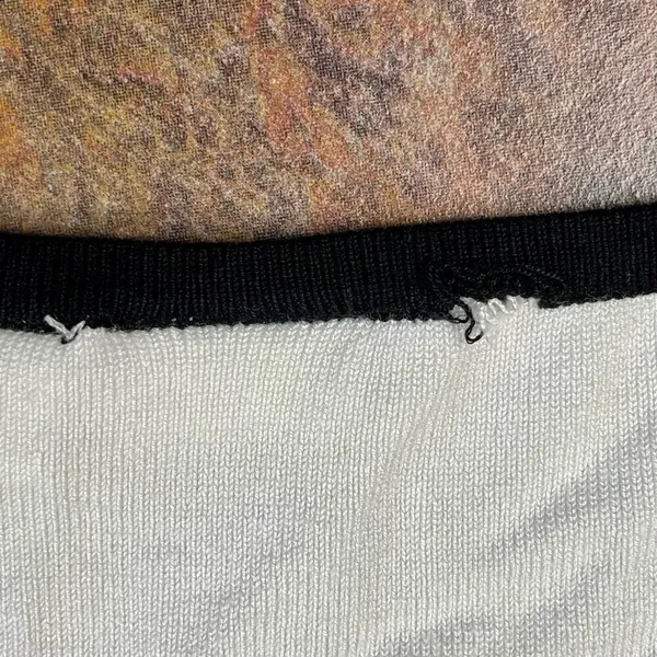 Cato White Sweater Black Outline 3/4 Sleeve XL Top - Image 11