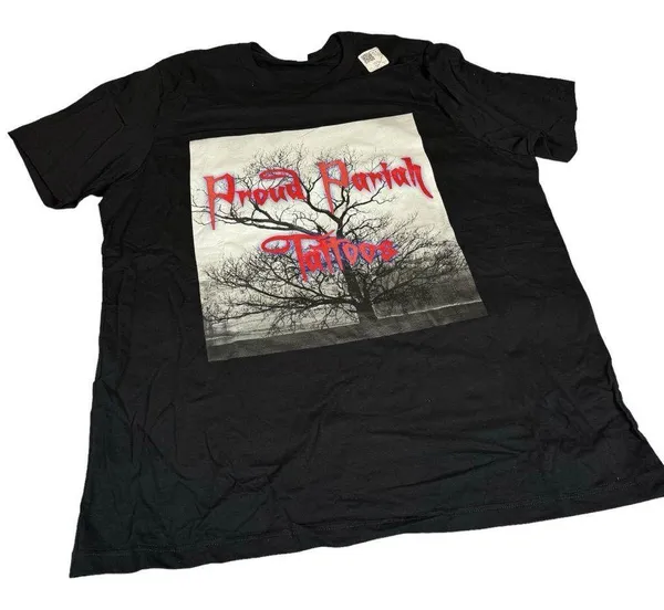 Bella Canvas Proud Pariah Tattoos Graphic Tee — Unisex 2XL Black - Image 2
