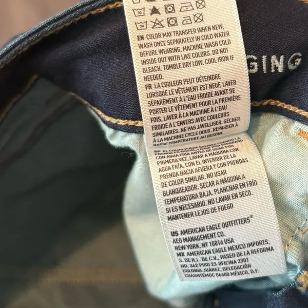 American Eagle Jegging‎ Size 10 Blue - Image 7