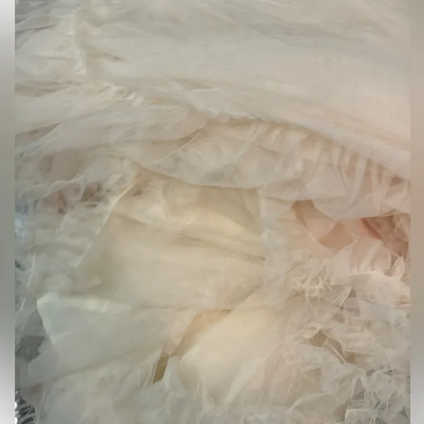 Cider NWT Voluminous mid Rise Layered Tulle Ruffle Hem Maxi Skirt whimsy fairy - Image 6