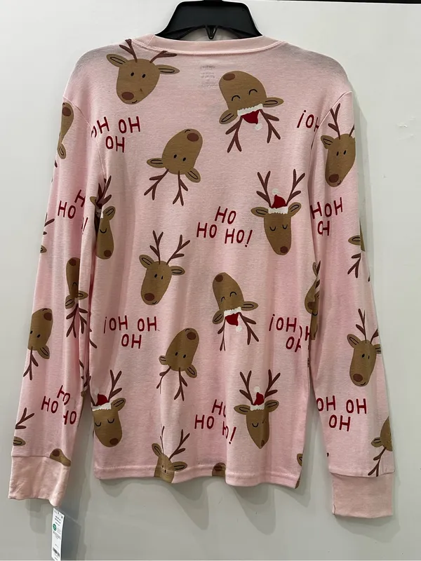 Carter’s Women’s Snug Fit Pajama NEW 2pc Set 100% Cotton Pink Reindeer Medium - Image 5