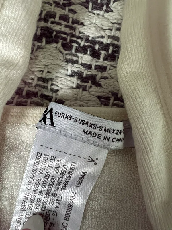 ZARA White Cropped Tank Top - Image 3