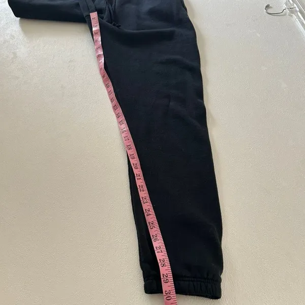 PacSun Black Joggers Men’s/Women’s L | Fleece Lined Sweatpants Minimalist Pocket - Image 11