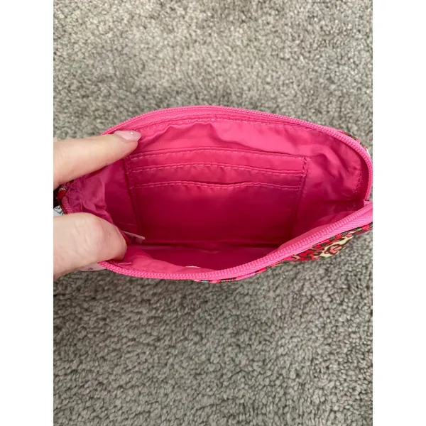 New Vera Bradley Essential Zip Wristlet, Capri Pink - Image 3