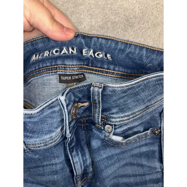 american eagle kick boot‎ jeans super stretch 000 short - Image 4