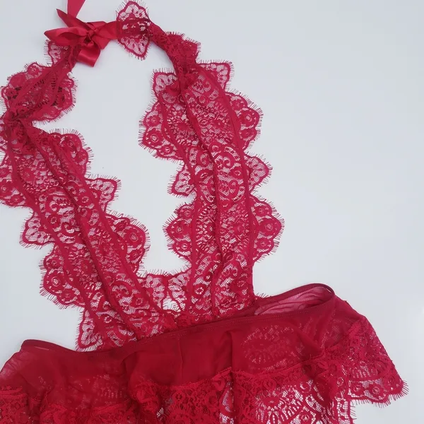 Frederick's Of Hollywood Lace Thong Teddy Lingerie New With Tags - Image 7