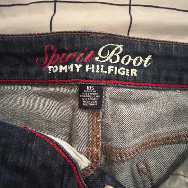 Tommy Hilfiger Dark Blue Flare Jeans spirit boot 10S - Image 5