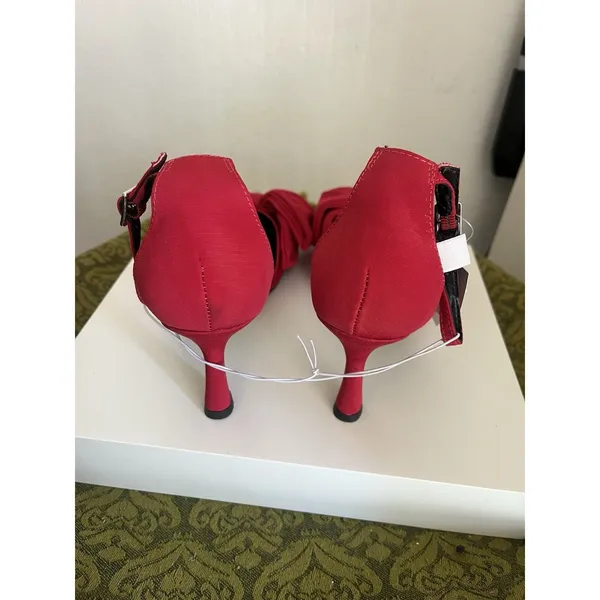 A New Day Women's Grace Red Bow Pumps with Memory Foam Insole 8.5 - Image 2