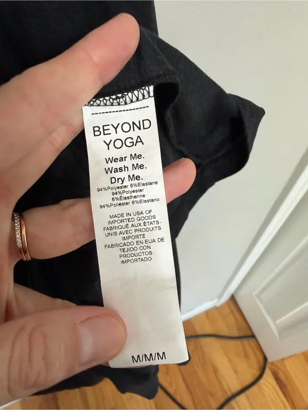 Beyond Yoga Featherweight At The Ready Square Neck Dress Darkest Night - Size M - Image 6