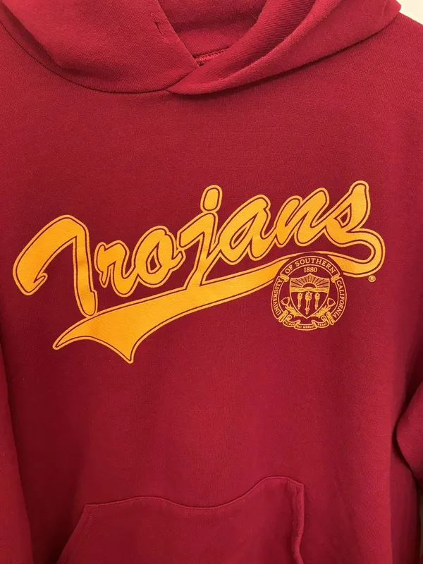 Russell Athletic USC Trojans Vintage University Of Southern California Pullover Sweatshirt - Image 2