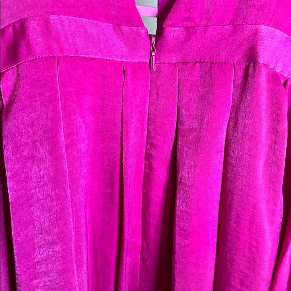 Free People Gabby’s Party all Night Fuchsia Spaghetti Strap Low Cut Dress - Image 10