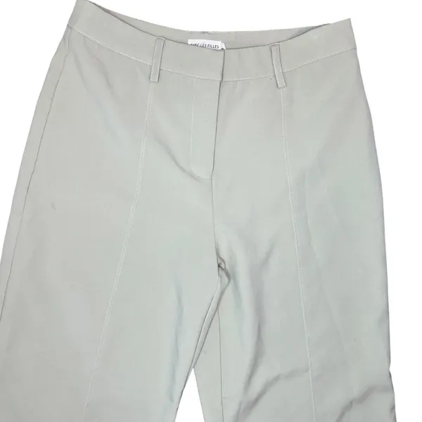 Avec Les Filles Pale Sage Green Wide Leg Trousers High Rise pants professional - Image 3
