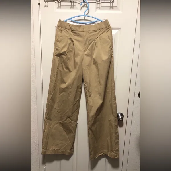 Mango Pleat detail cotton trousers size 6 - Image 5