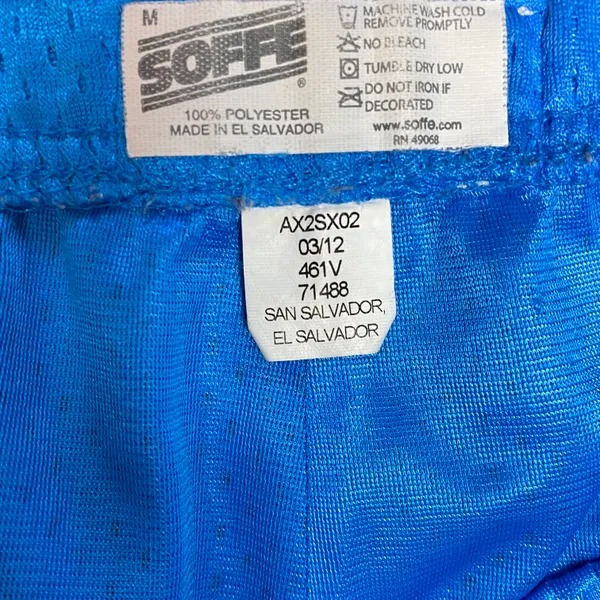 Soffe Bright Blue Gym Shorts - Image 4
