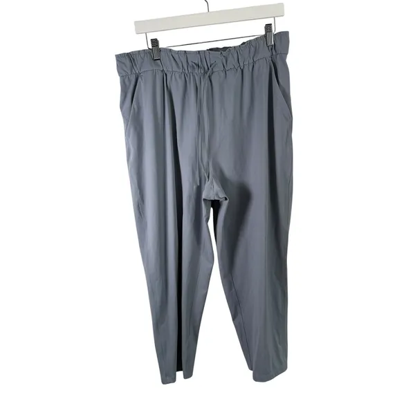 Lululemon Stretch High Rise Crop 23" Water Drop Blue Commuter Travel - Image 2