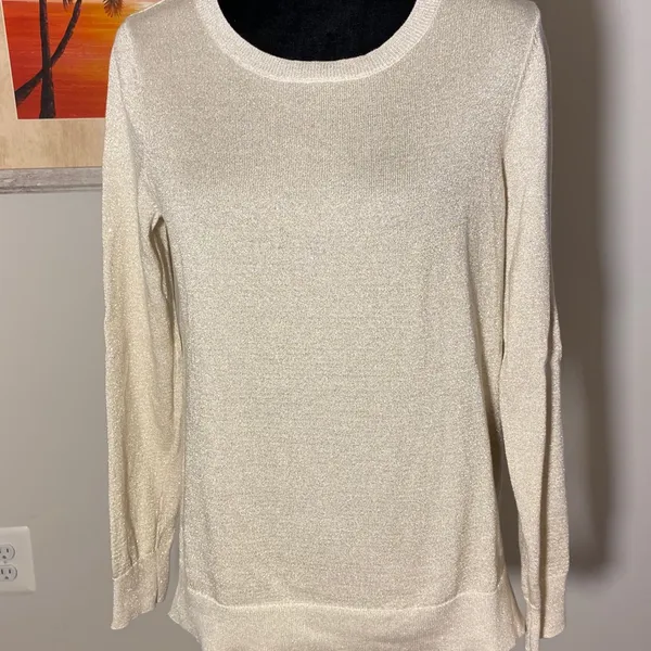 Ann Taylor Loft, Gold Sweater EUC - Image 5